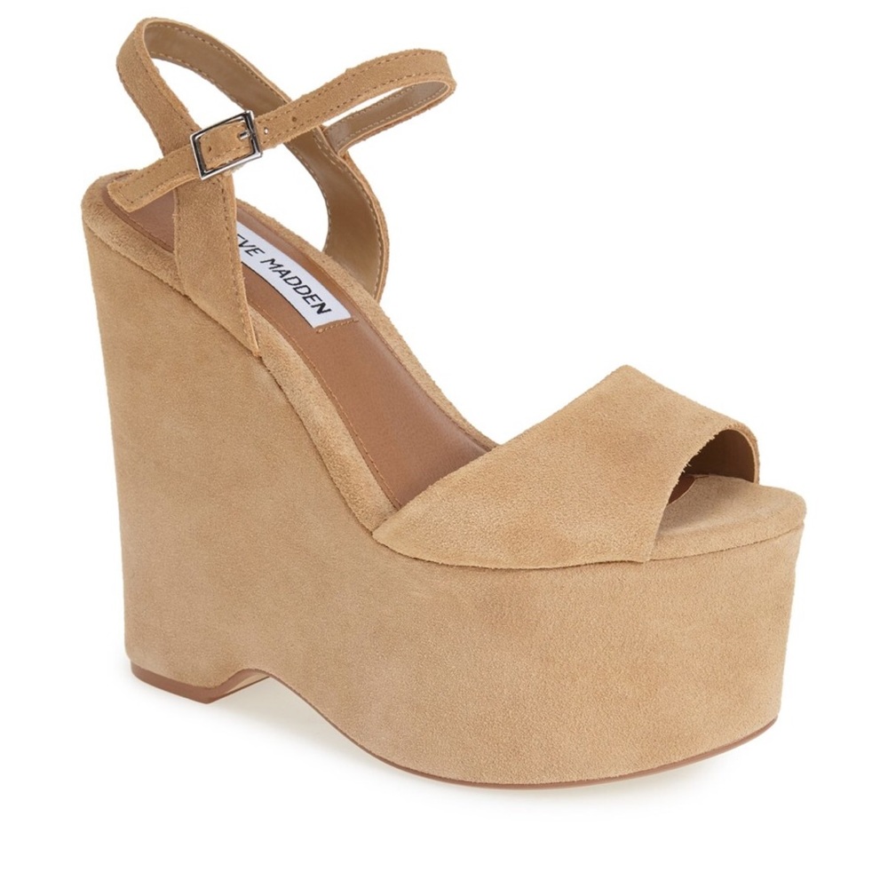 Steve Madden jaylee platform wedge sandal size 7